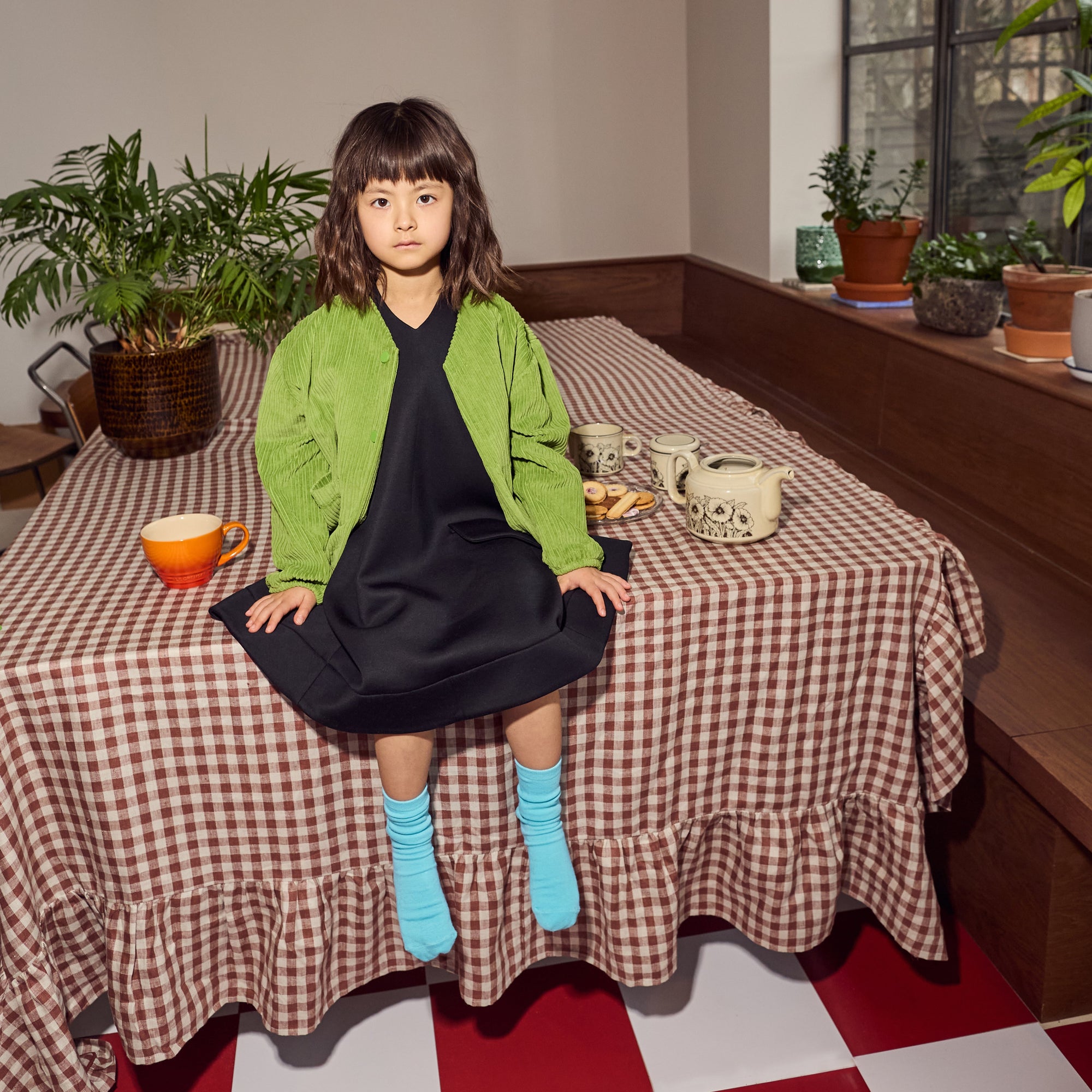 Avery Scuba Black Tunic Dress